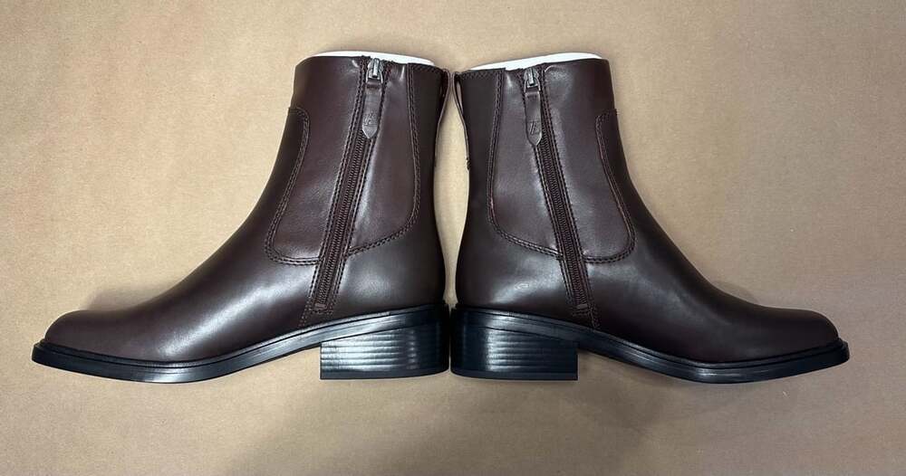 Franco Sarto Gavi Bootie Size 8.5 M Brown Leather - Picture 4 of 6